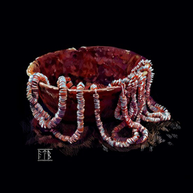 Бусы в глине