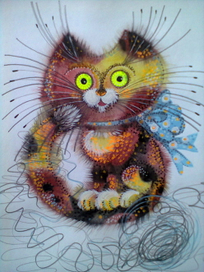 Акварель и карандаш