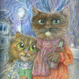 в гости, на старый новый год