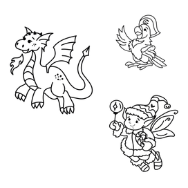 Раскраски малышам