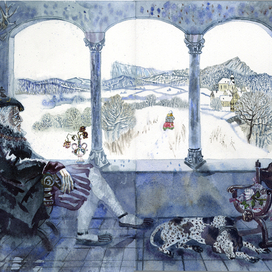  разворот к сказке А. Дюма "Человек, который не мог плакать"