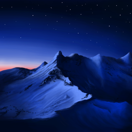 Ночь в горах