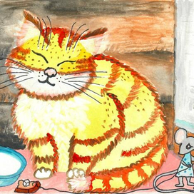 Персонаж "Кот Рыжик" 2