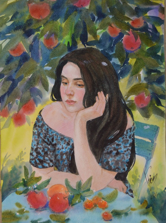 яблоневый сад