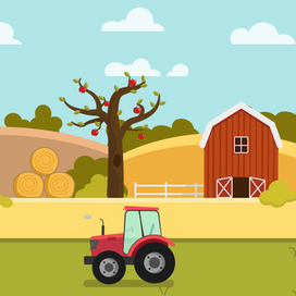 Фермерский пейзаж