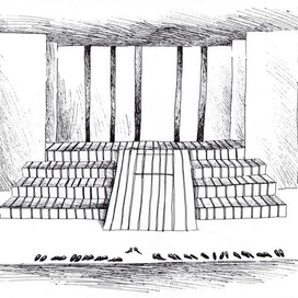 Эскиз декораций