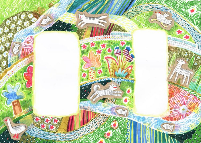 "день отправился гулять" разворот 2