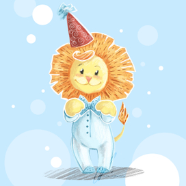 Малыш львенок