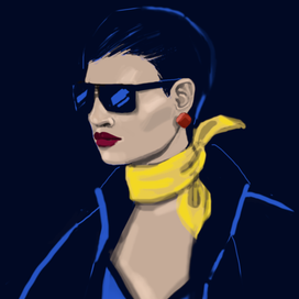 Девушка в чёрном