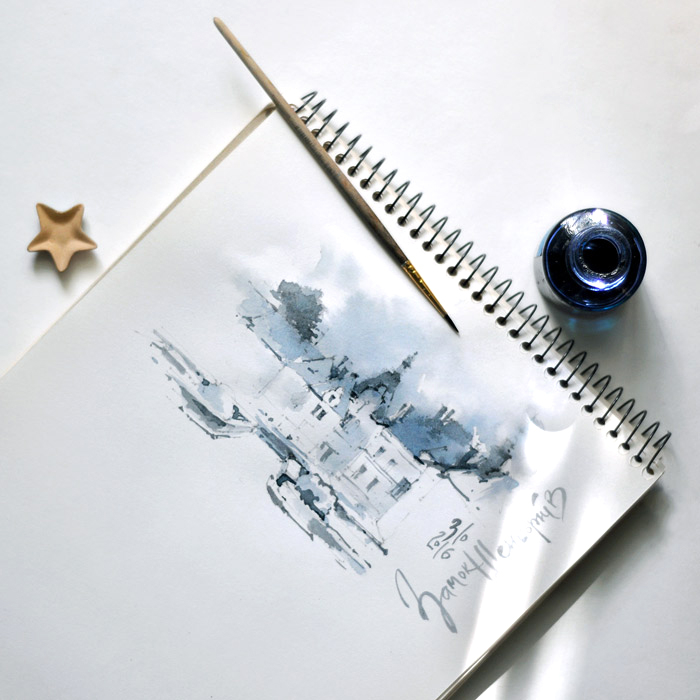 Inktober - "собирать"