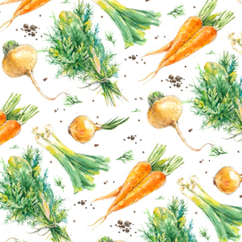 Овощной паттерн