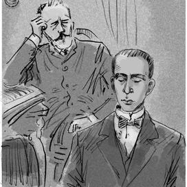 А. Крым. "Благословение" Изд. ДЛ. О последних днях жизни С.В. Рахманинова