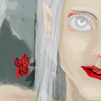 Алые бабочки