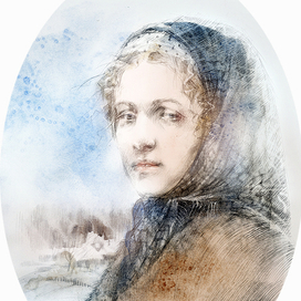 "Тупейный художник", иллюстрация.