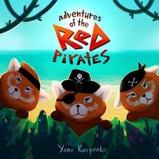 Обложка Книги о красных пандах-пиратах