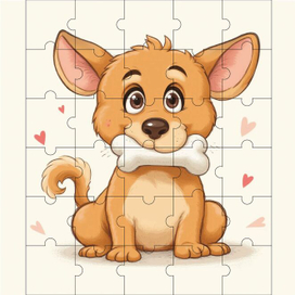 Пазл "Корги"