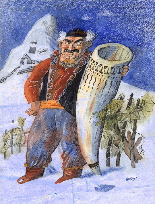 К рассказу Ираклия Квирикадзе. Для журнала "Story"