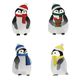 Christmas penguins