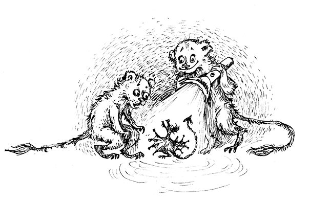 Пушок и Пушистый_ночная находка