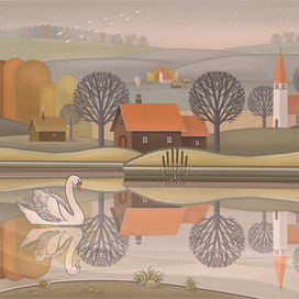 Иллюстрация. Гадкий утенок. Ганс Христиан Андерсен