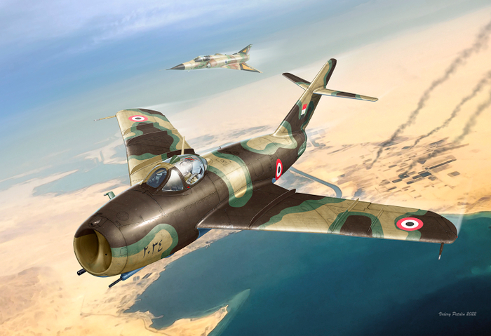 MiG-17F Egypt (box art for AMMO by Mig Jimenez )