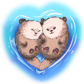 Две выдры. Пример стилистики