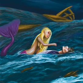 Иллюстрация к книге "Русалочка"