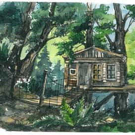 дом на дереве