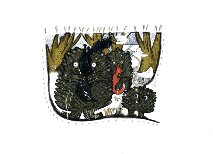 " Новогодние Волки" В.Рюхко