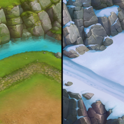 Фрагменты карт для игры "Верность"