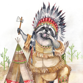 Енот индеец Чингачгучка