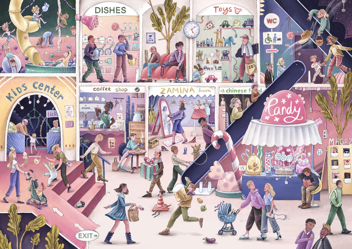 В торговом центре