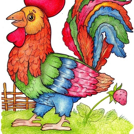 Петушок (книжка с заданиями)