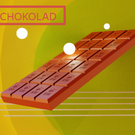 Абстрактная рекламная иллюстрация в 3d