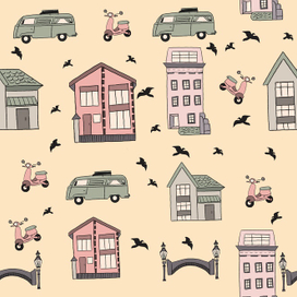 Утро в городе