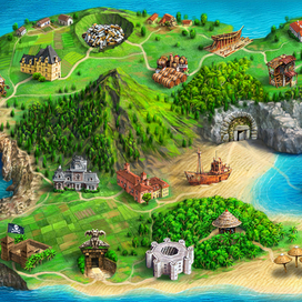 Игровая карта "о. Тортуга"