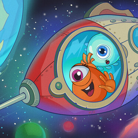 Комикс к видео для развивающего приложения для детей