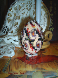 Декоративные яйца, бисер