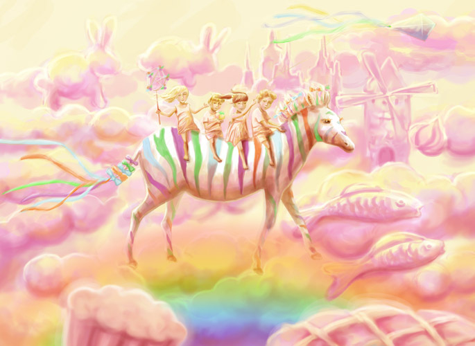 Радужная зебра