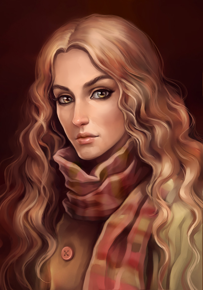 Девушка в пальто