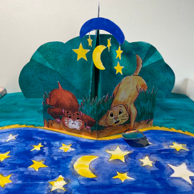 Pop-up иллюстрации «Приключения Хомы и Суслика» А.Иванов