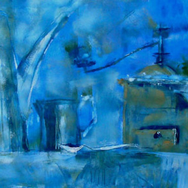 Натюрморт с кофемолкой