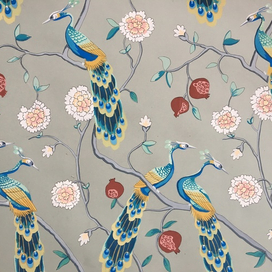 Серия орнаментов для текстиля "Райский сад"