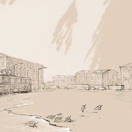 Иллюстрация не вошедшая в макет книги Е.Усачёвой "Не время для шуток"