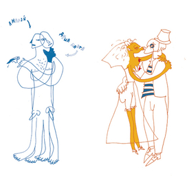 иллюстрации к сборнику А. Пакровского для журнала «Макулатура»