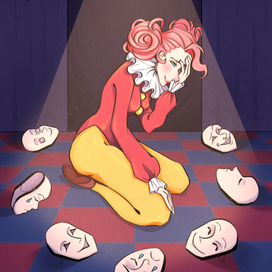 грустный клоун