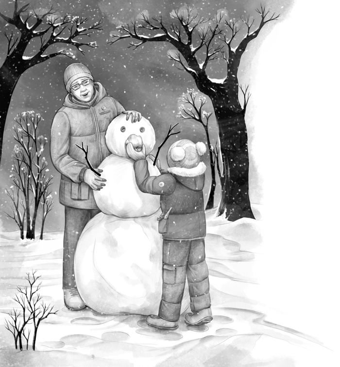 Иллюстрация к книге "Счастье за дверью"