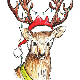 Новогодний Олень