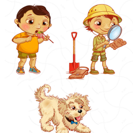 Разработка персонажей для детской книги