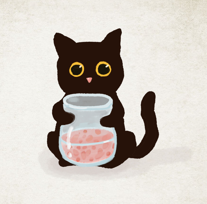 кот и варенье